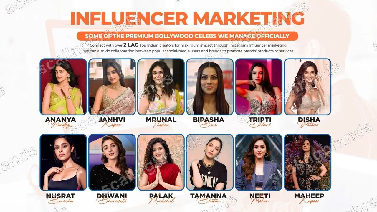 Celebrity and creator influencer marketing campaigns