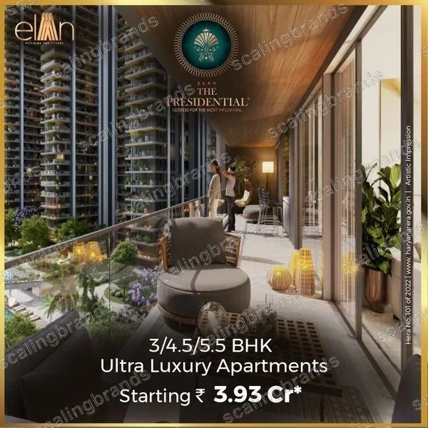 Lead ad creative for 3, 4 and 5.5 BHK ultra-luxury apartments
