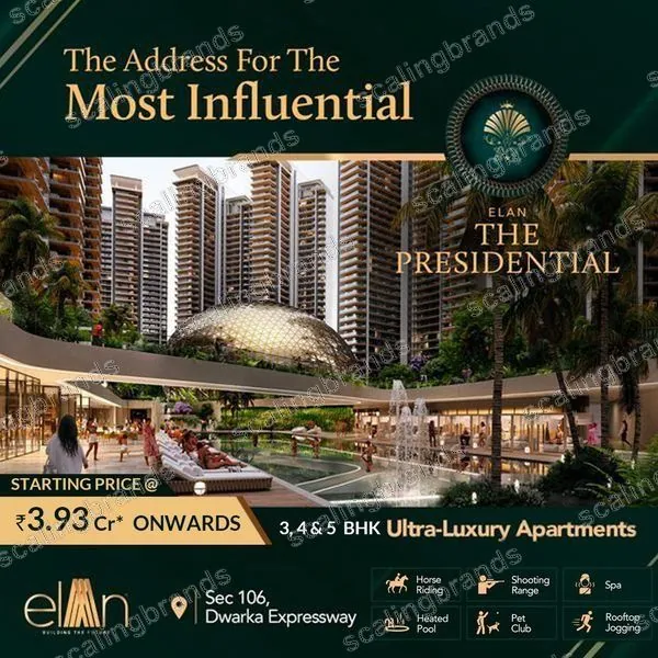 Lead ad creative for an ultra-luxury residential project on Dwarka Expressway